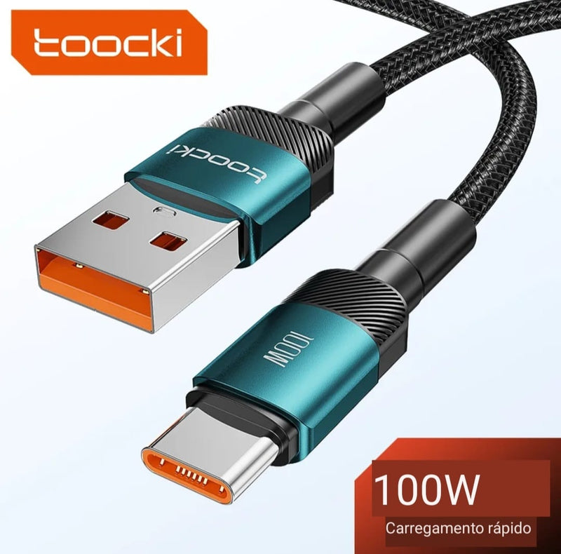 CABO PARA CARREGAMENTO RÁPIDO - USB X TIPO C