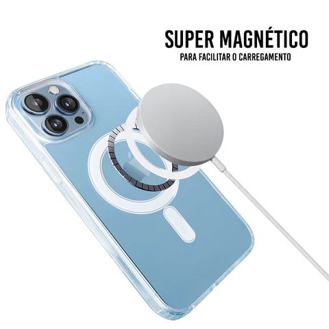 Capa Magnética para iPhone com Carregamento sem Fio (MagSafe)